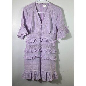 Womens Allison New York Lavender Natasha Dress S‎ NWT